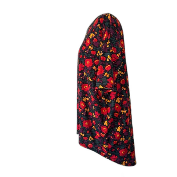 LuLaRoe Women's Floral Tunic - Red and Yellow XL - Picture 3 of 8